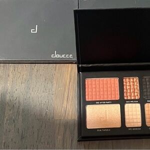 Doucce Eyeshadow Palette - Bold Orange, Gold, and Black